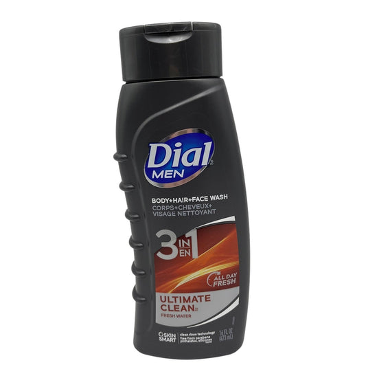 Dial Mens 3 in1  Wash 473 ml Ultimate Clean