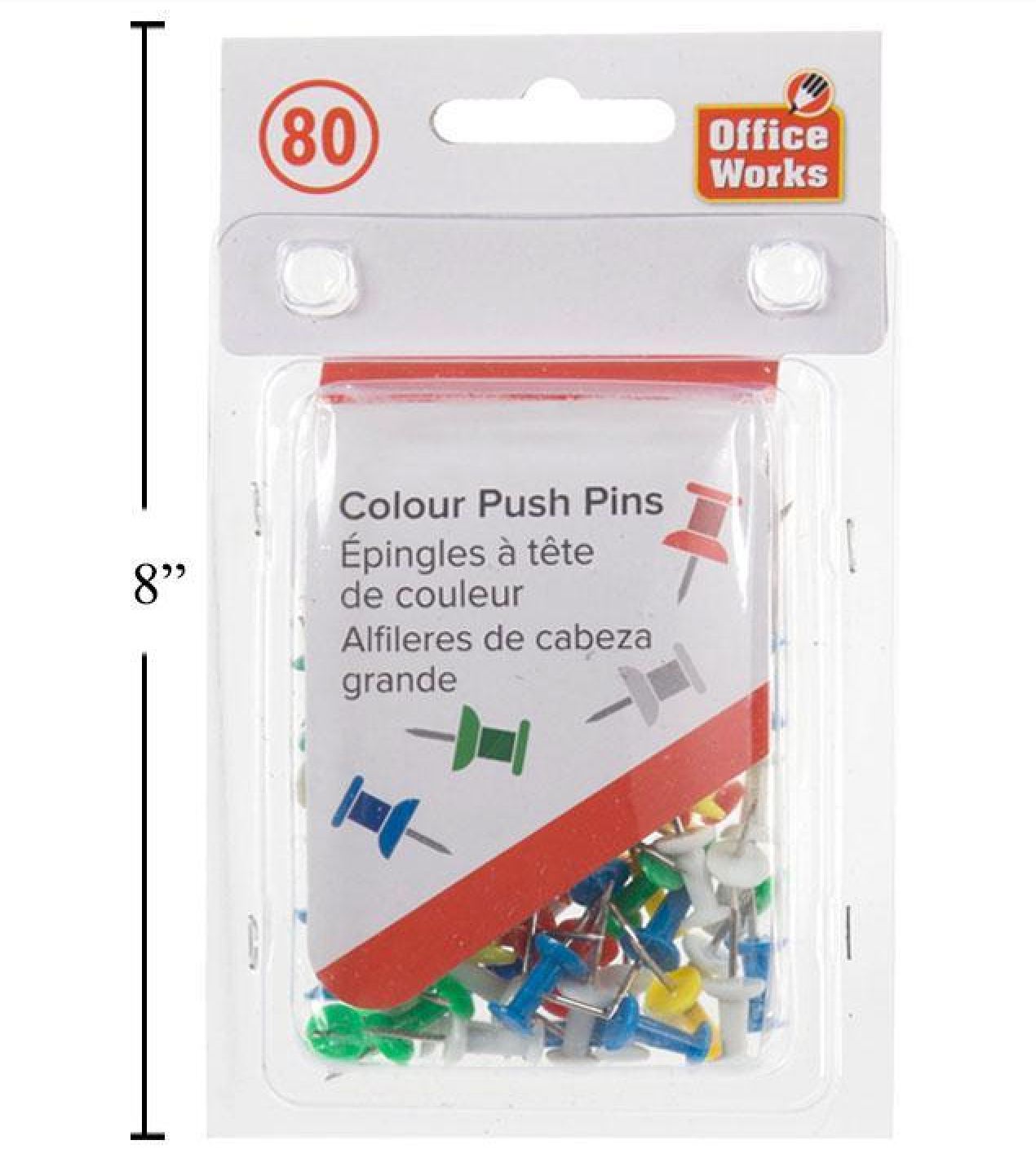 Coloured Push Pins 80's
