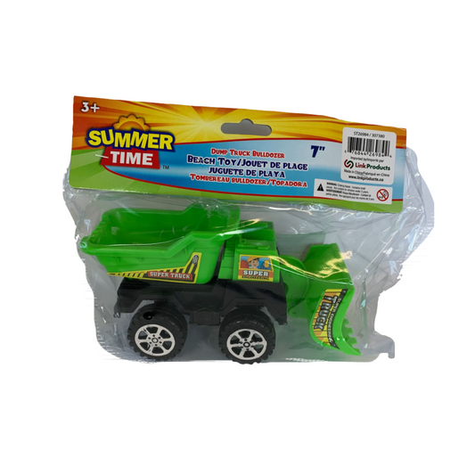 7" Dump Truck Dozer Beach Toy