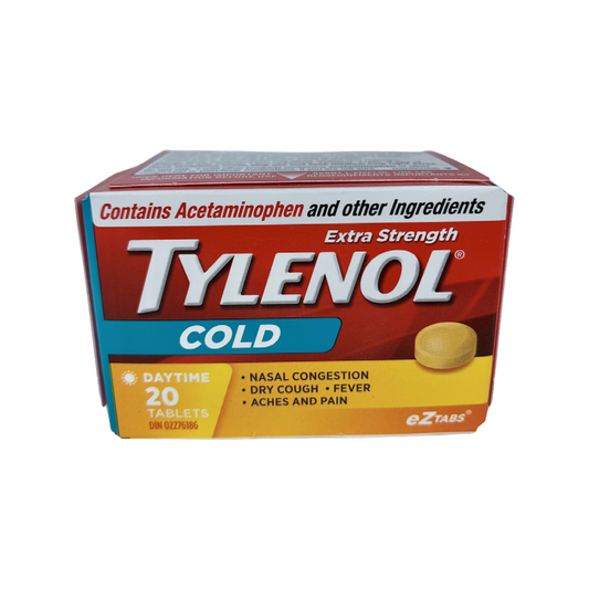 Tylenol Cold Day Xs Ttabs 20's