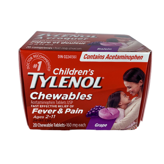 Tylenol Child Grape Chew 20's