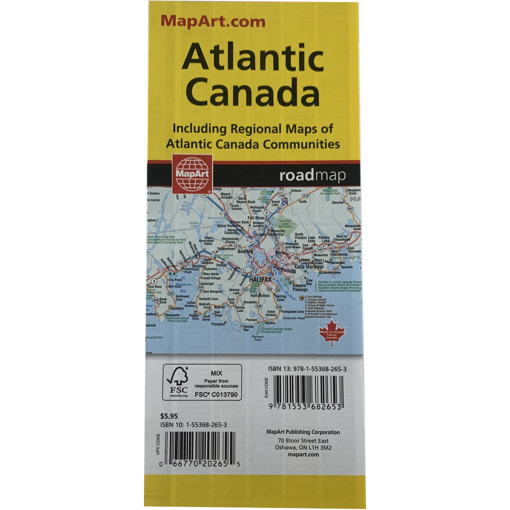 Atlantic Canada Road Map #265 – Aiton Drug Co