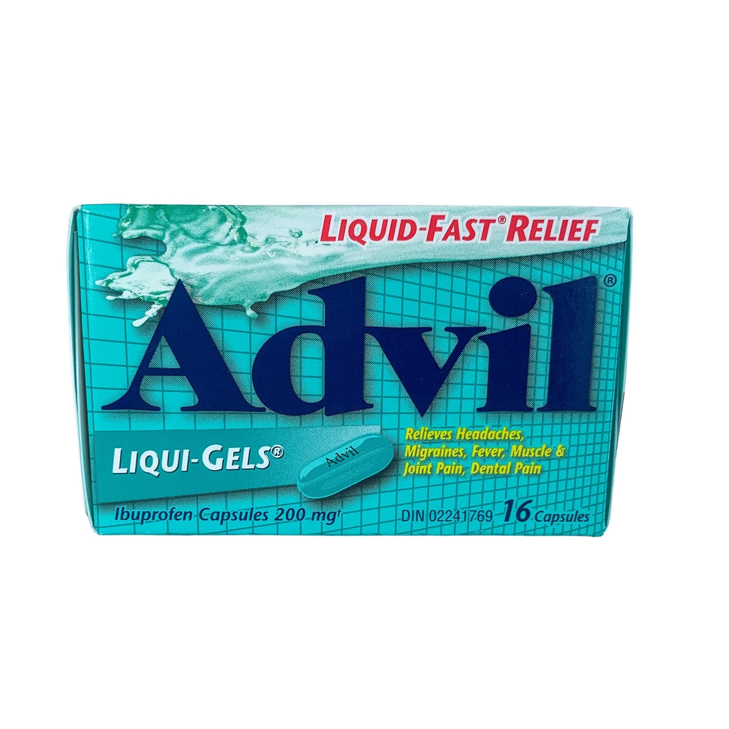 Advil Liquigel Reg 16's 200 mg