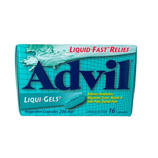 Advil Liquigel Reg 16's 200 mg