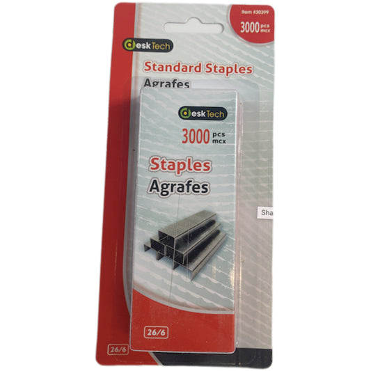 Standard Staples 3000/bx