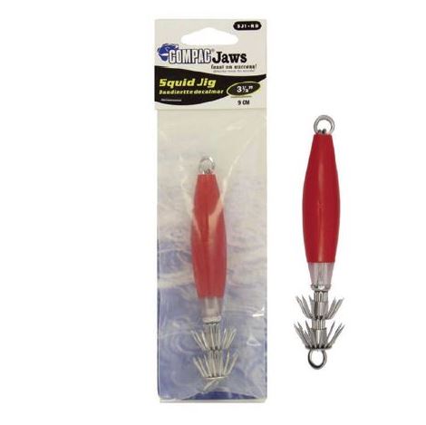 Squid Jig 1/pk Red #SJ1RD