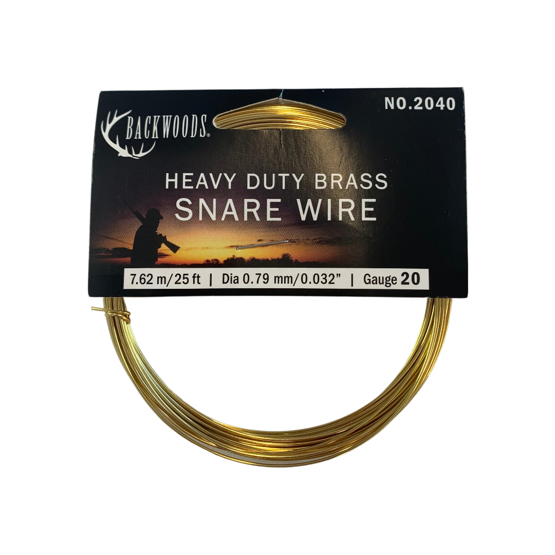 Heavy Duty Brass Snare Wire 20ga #2040 25ft
