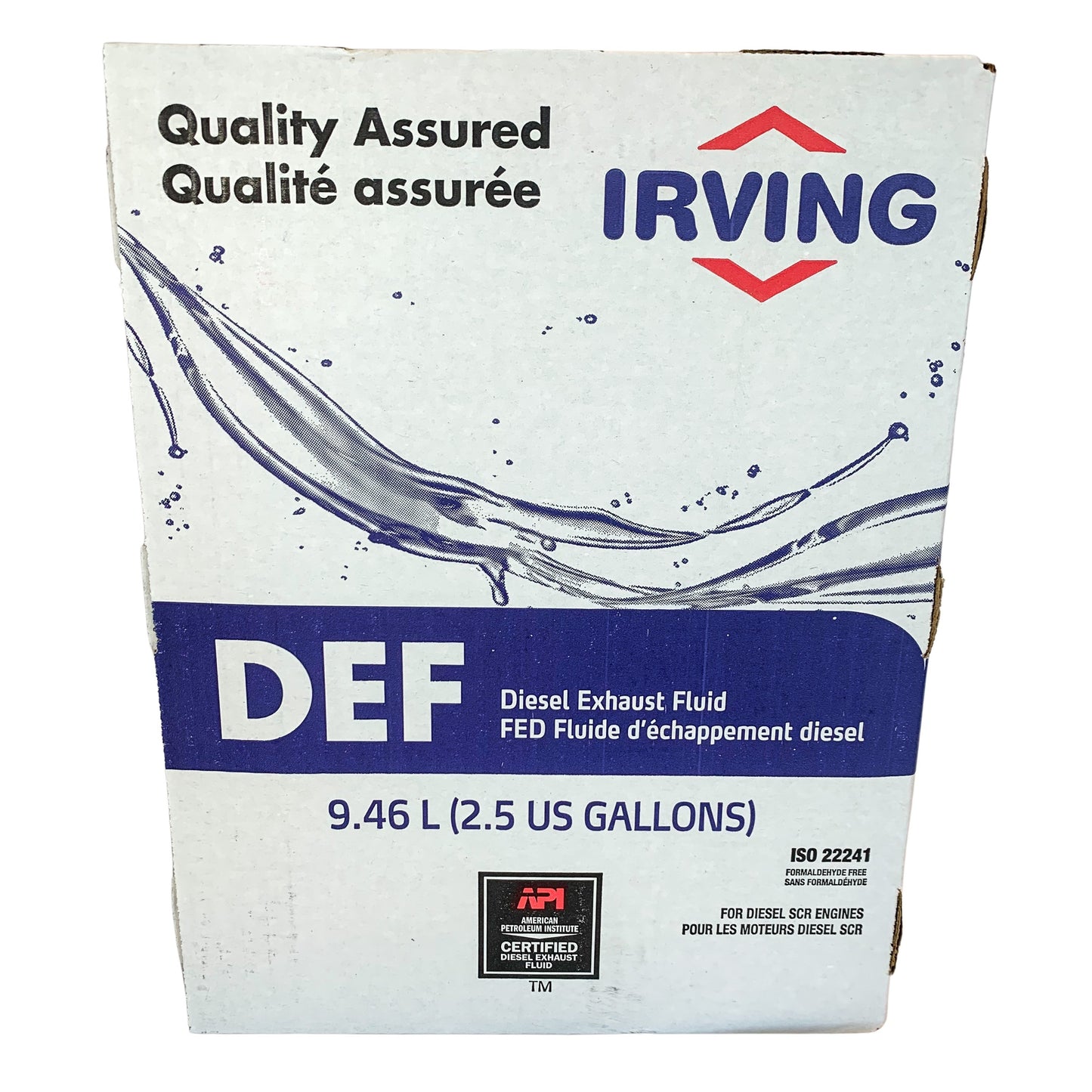 Irving DEF 9.4 L ( 2.5 gal)