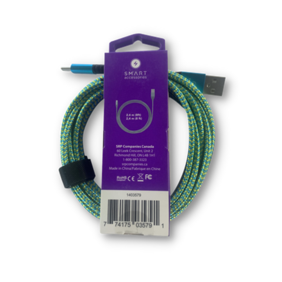Type-C USB Cable - 8' #3579  srp14.99