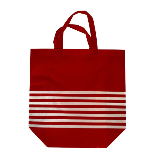 Reusable Bags Lg Red & White - 96/cs 41x15.5x34cm