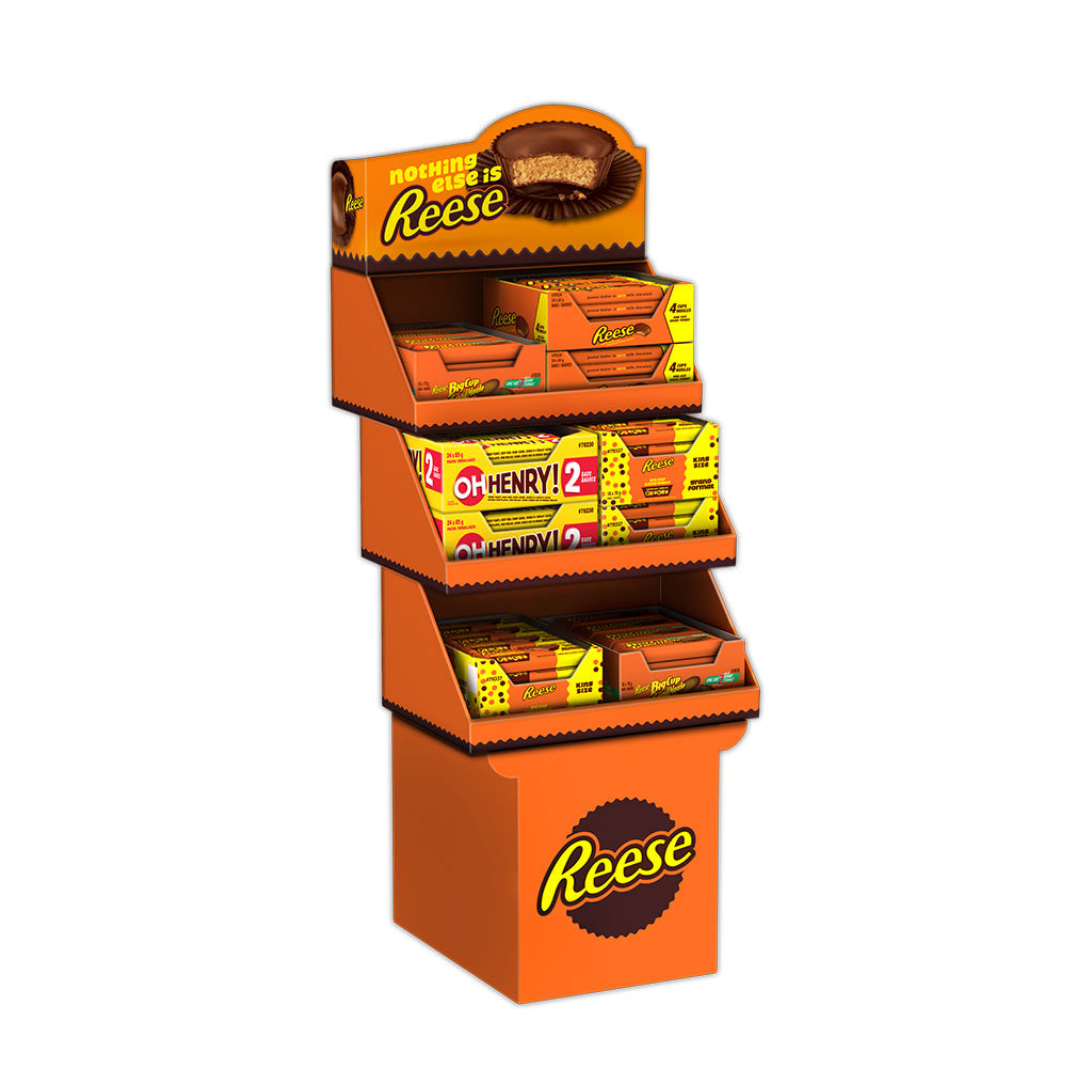 Hershey Assorted Bar King Size 176ct Display