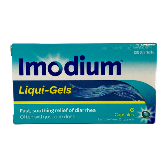 Imodium Liqui-Gels 6's