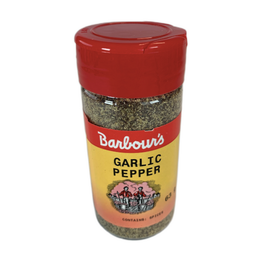 Barbour's Garlic Pepper 63g
