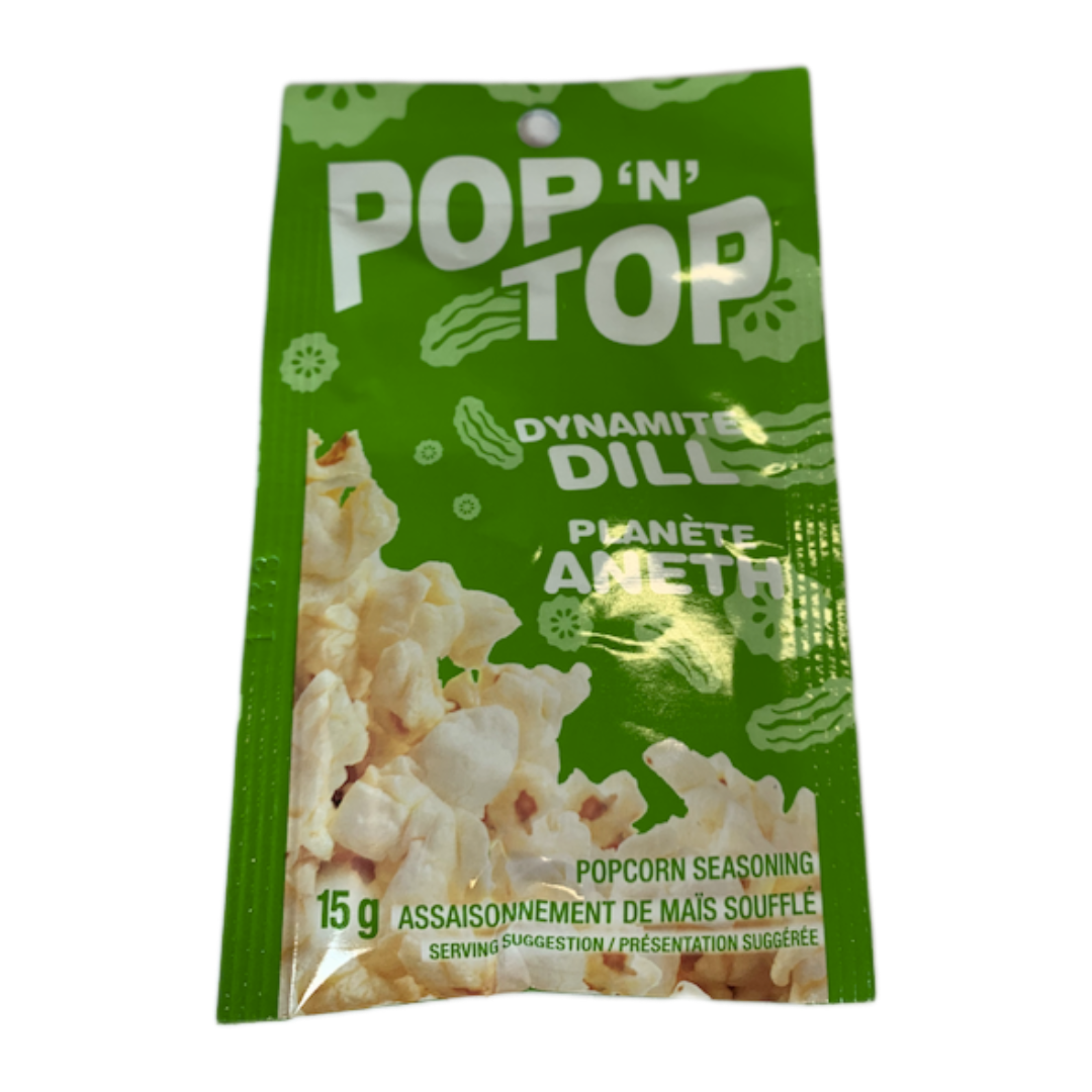 PopNTop Dynamite Dill Popcorn Seasoning 15g