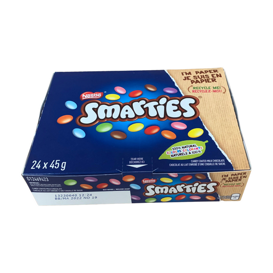Nestle Smarties Bar 45g 24/ box