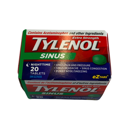Tylenol Sinus Night Extra Strength EZ Tab 20's