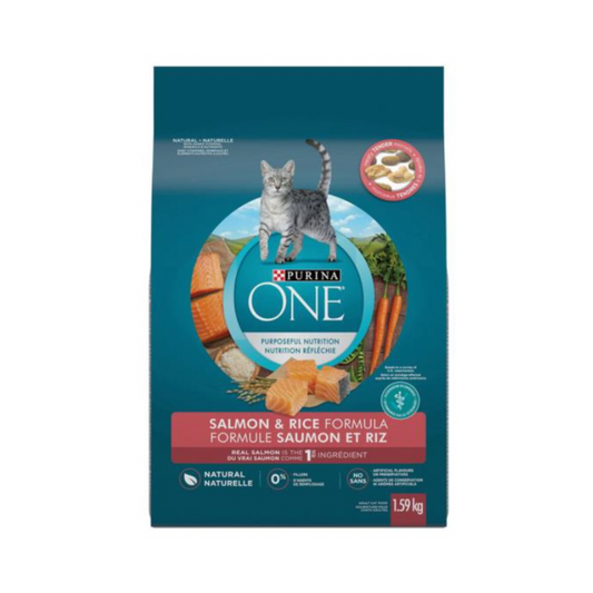 Purina One Cat Salmon & Rice 1.59kg