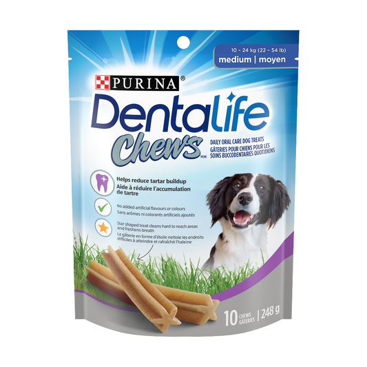 Purina DentaLife Chews Dog Medium 248g
