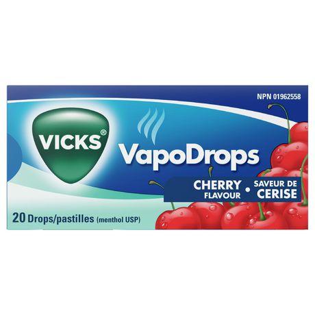 Vicks Vapodrops Cherry 20/unit, 20 units/box