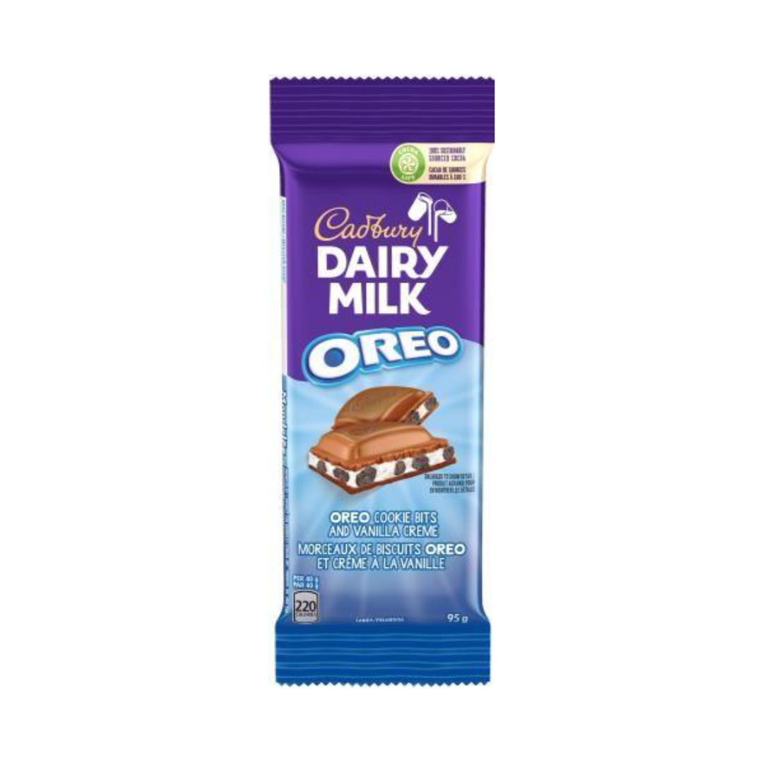 Cadbury Dairy Milk Oreo Bar 95g  12/bx