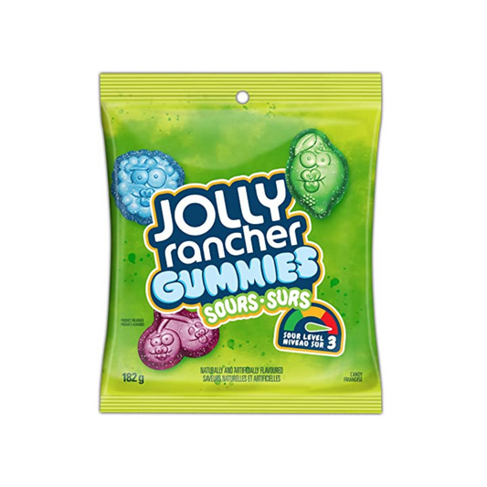 Jolly Rancher Gummies Sours Original 180 g 10/bx