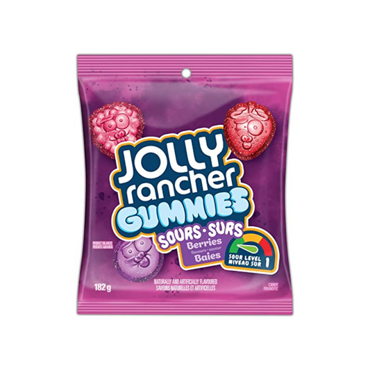 Jolly Rancher Sour Berries Gummies 182 g 10/bx