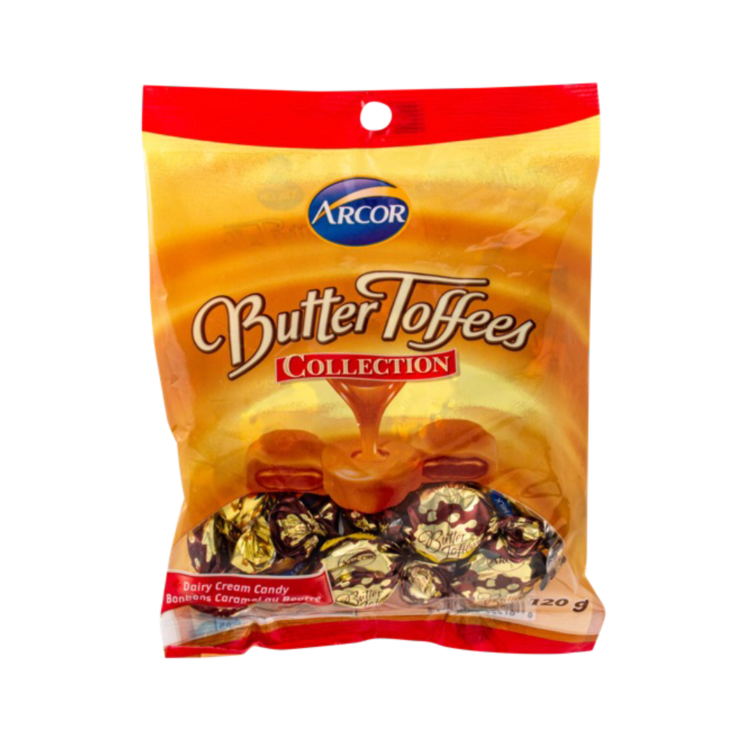 Assorted Butter Toffees 120 g 36/cs