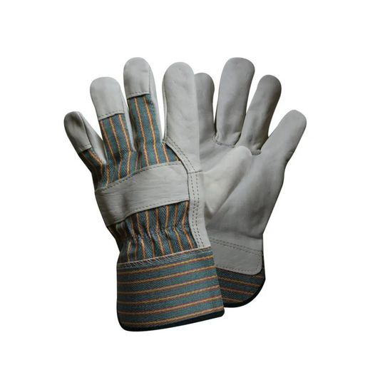 Unlined Cowhide Palm Work Glove Lg 90-033T