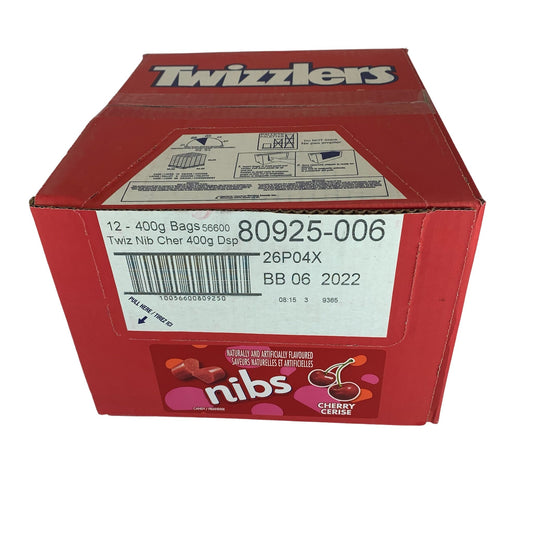 Twizzlers Party Pak Cherry Nibs 400g 12c