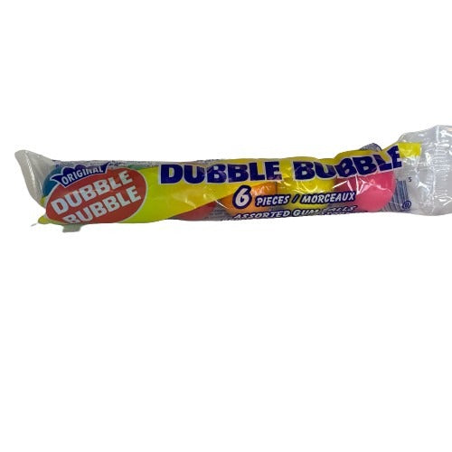 Dubble Bubble Large Assorted Gumballs 6pk-24/bx