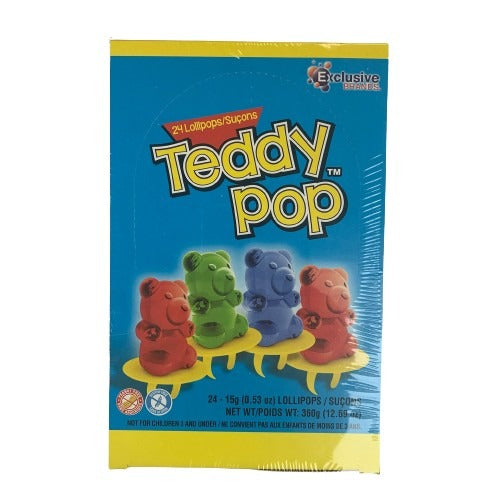 Teddy Ring Pop 45g sucker - 24 per box