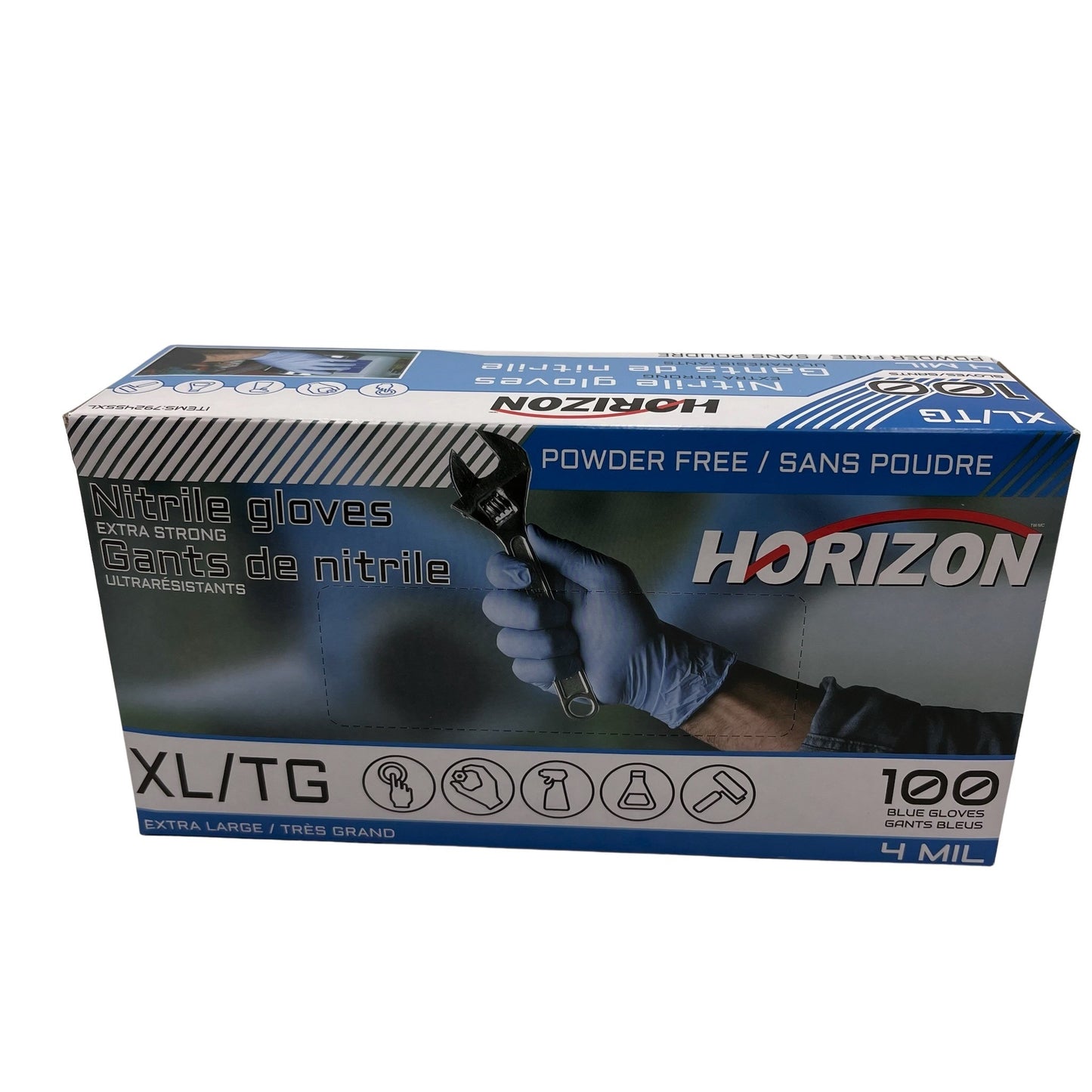 2455XL Nitrile Dis Glove 100/bx