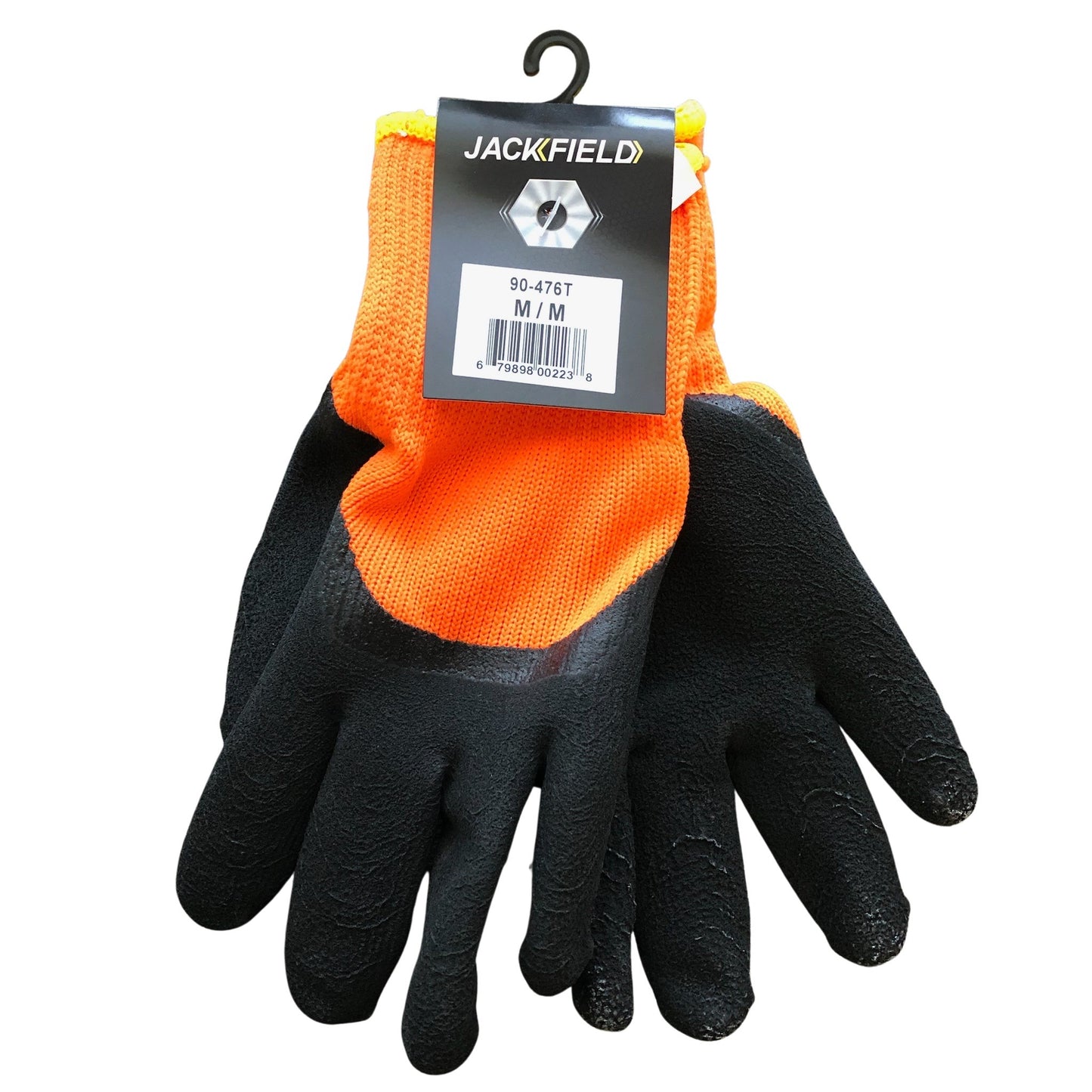 Jackfield 476 Latex Palm Glove Orange/Black Medium