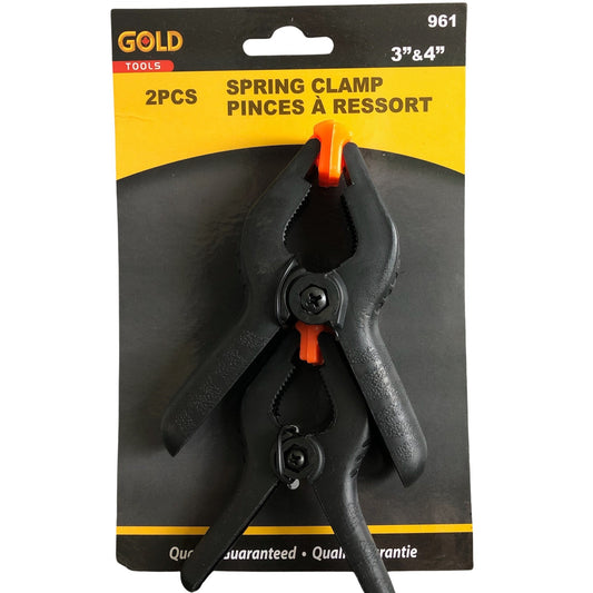 Spring Clamp 2's GC961 Gold  3"+4"