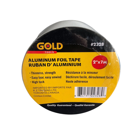 Aluminum Foil Tape 2"x7m GT2328 Gold