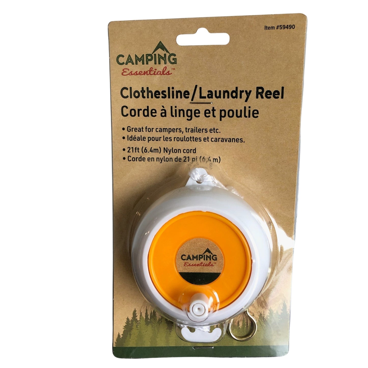 Camping Clothesline/Laundry Reel 59490