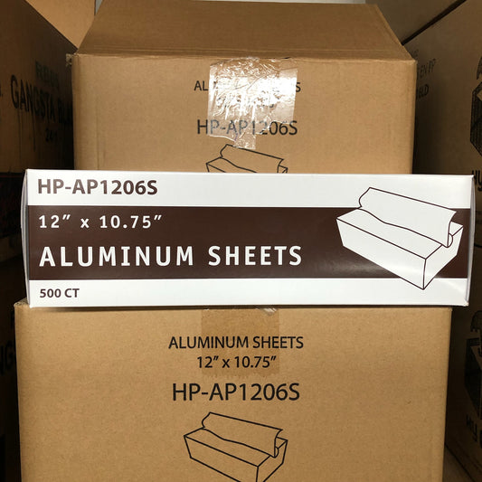 Aluminum Foil Pop Up Sheets 12x10.75" 500/pk 6pk/c