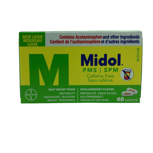 Midol PMS  XS Caps 40's Caffeine Free