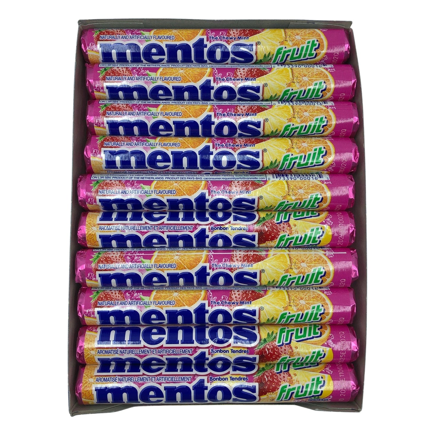 Mentos Mint Mixed Fruit 20/bx