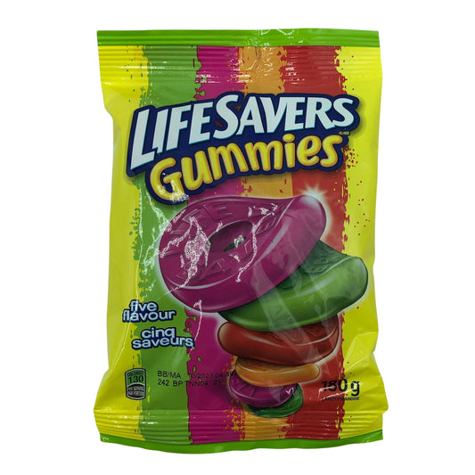 Lifesavers Gummies Five Flavor 180g 12/cs