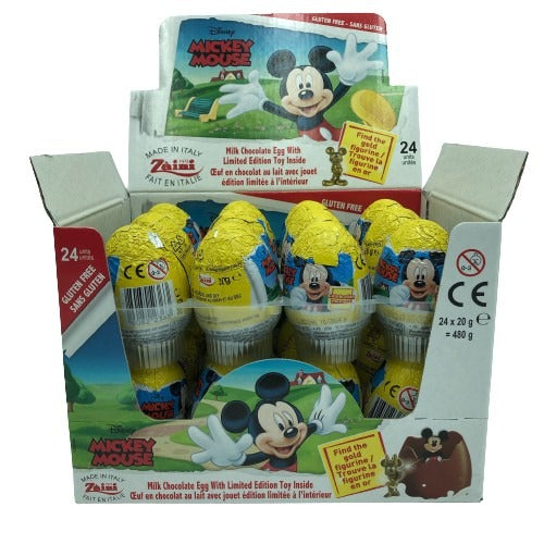 Mickey Mouse Classic Choc Egg 24/bx 60698
