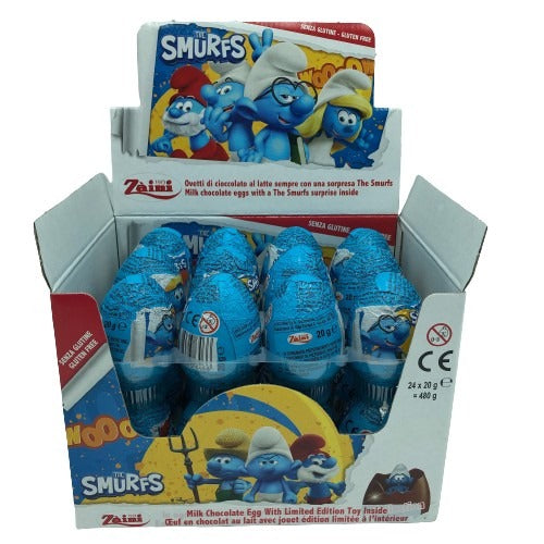 The Smurfs Chocolate  Egg 24/bx 60699