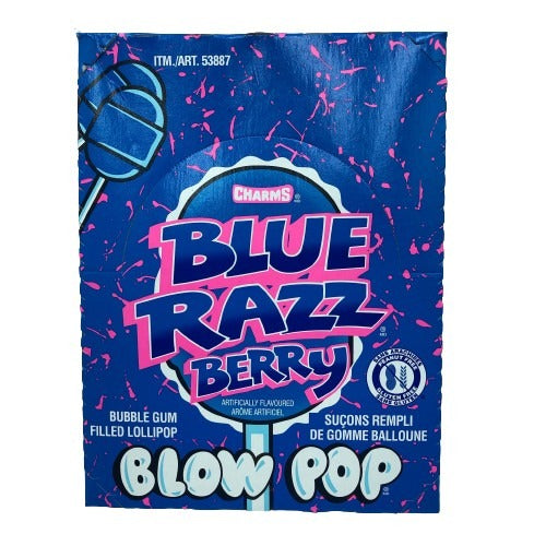 Blow Pop Blue Razz Berry 48/bx – Aiton Drug Co