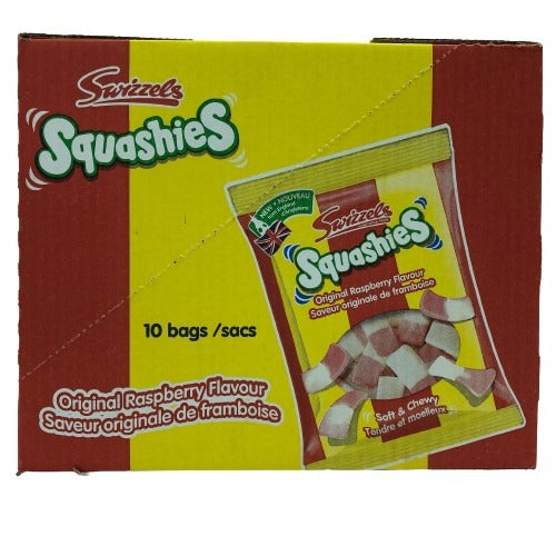 Squashies Raspberry 160g 10/cs