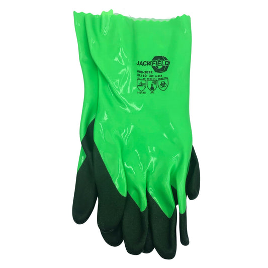 2012 PVC/Nit Green/Black Glove XL Unlined 12"