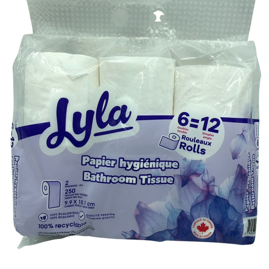 Toilet Tissue 6/pk Lyla 5/cs
