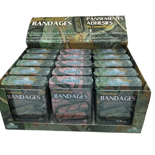 Camouflage Bandaid Asst 15/cs