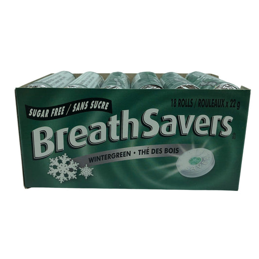 Breath Savers WinterGreen 22g rolls 18/bx