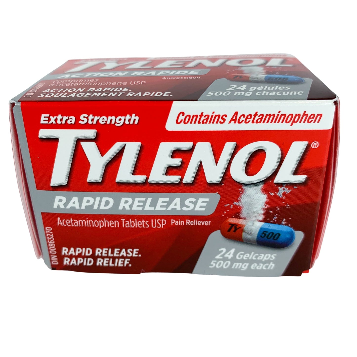 Tylenol Rapid Release XS Gelcap 24's 500mg