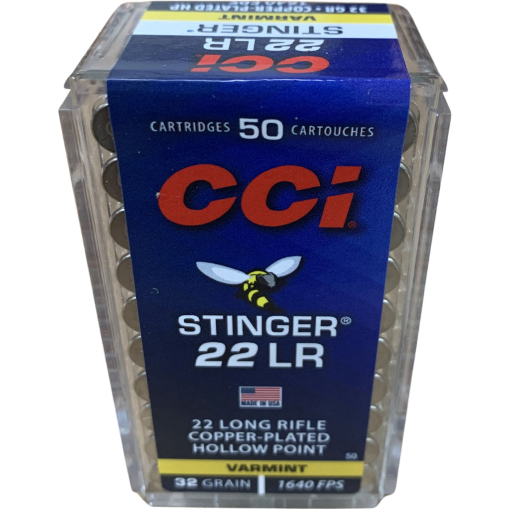 50 CCI Stinger 22 LR 32 gr 500